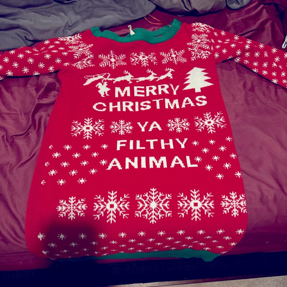 Sold - Christmas sweater dress